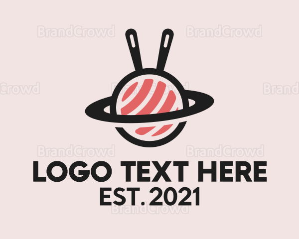 Sushi Orbit Planet Logo