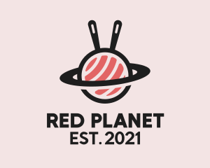 Sushi Orbit Planet  logo design