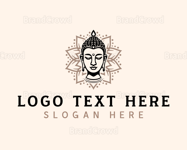 Mandala Buddha Meditation Logo