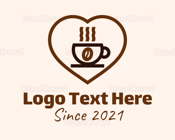 Coffee Cup Love Logo