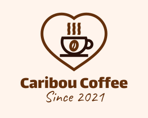 Coffee Cup Love logo design