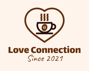 Coffee Cup Love logo design