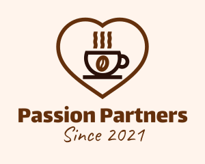 Coffee Cup Love logo design