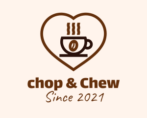 Love - Coffee Cup Love logo design