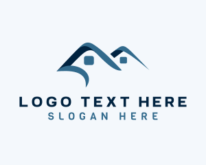 Shingle - Roof Property Home logo design