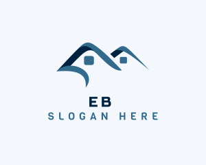 Shingle - Roof Property Home logo design