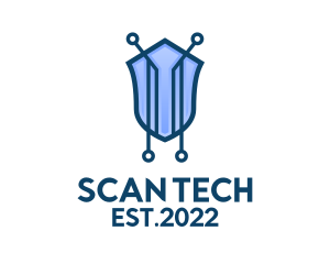 Scanner - Antivirus Shield App logo design