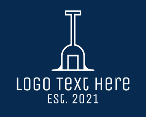 Tool Shed - House Shovel Construction logo design