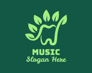 Dental - Green Natural Tooth logo design