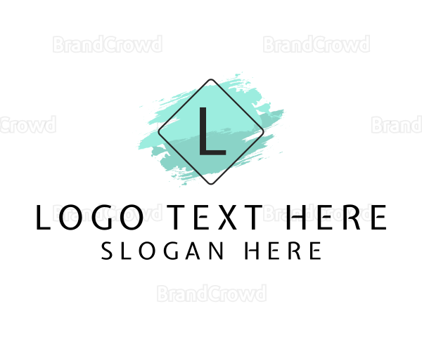 Elegant Paintbrush Fashion Logo