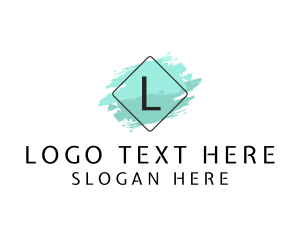 Vlog - Elegant Paintbrush Fashion logo design