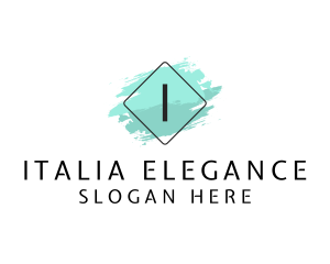 Elegant Paintbrush Fashion logo design