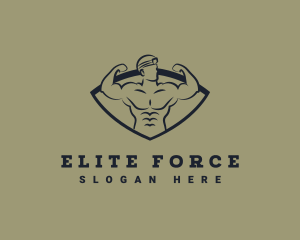 Army - Physical Fitness Army logo design