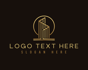 Gold - Luxury Urban Building logo design