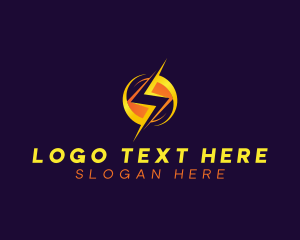 Charger - Voltage Lightning Power logo design