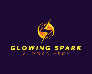 Voltage Lightning Power logo design