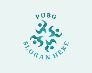 Social Network - Human Community Crowd logo design