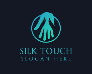 Hand Massage Wellness logo design