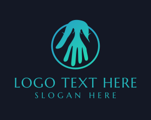 Physical Therapist - Hand Massage Wellness logo design