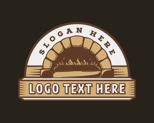 Oven - Fire Brick Oven logo design