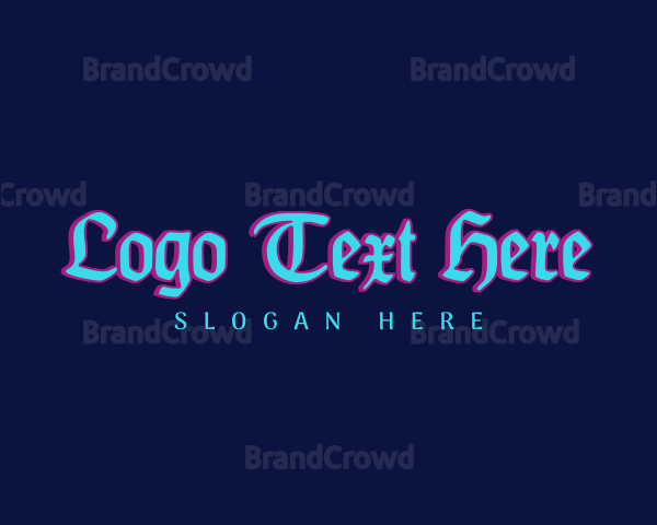 Gothic Medieval Brand Logo