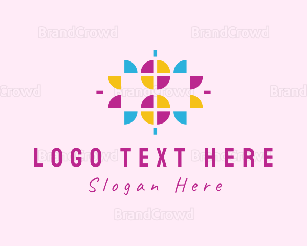 Geometric Pattern Design Logo