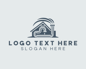 Pipe - House Faucet Pipe logo design