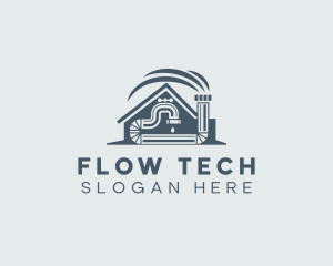 Pipe - House Faucet Pipe logo design