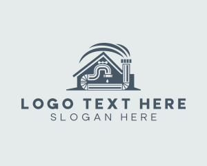 Industrial - House Faucet Pipe logo design