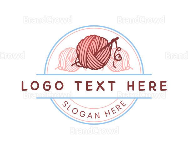 Yarn Ball Crochet Logo