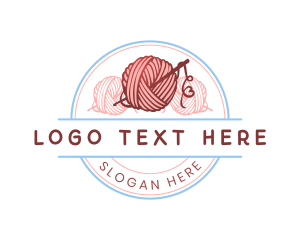 Yarn - Yarn Ball Crochet logo design