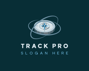 Tracker - Compass Location Tracker logo design