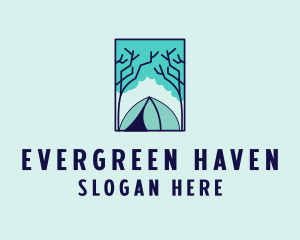 Forest - Forest Camping Site logo design