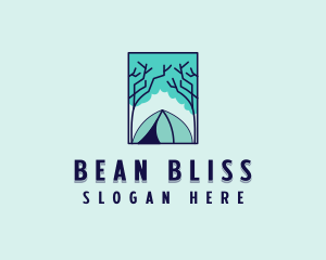 Forest Camping Site logo design