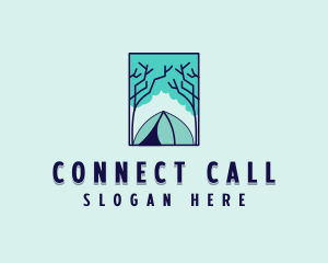 Forest Camping Site logo design