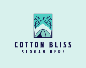 Forest Camping Site logo design