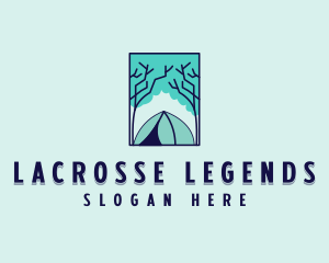 Forest Camping Site logo design