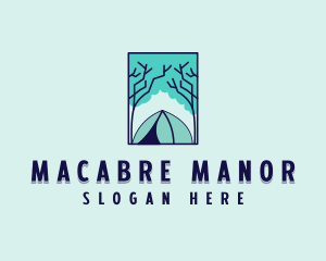 Forest Camping Site logo design