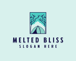 Forest Camping Site logo design