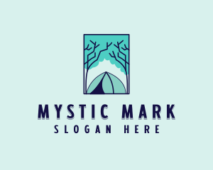 Forest Camping Site logo design