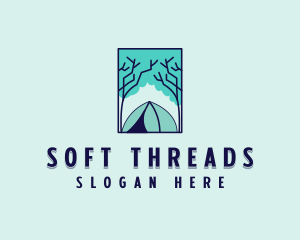 Forest Camping Site logo design