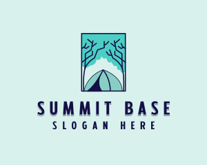 Forest Camping Site logo design