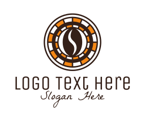 Poker - Coffee Bean Cafe logo design