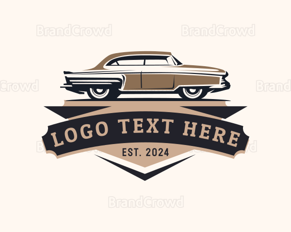 Vintage Car Dealer Logo