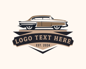 Machine - Vintage Car Dealer logo design