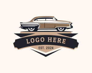Vintage Car Dealer Logo
