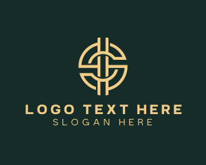 Dollar Sign - Cryptocurrency Tech Letter S logo design