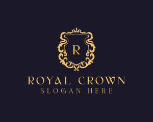Monarch - Shield Crown Monarch logo design