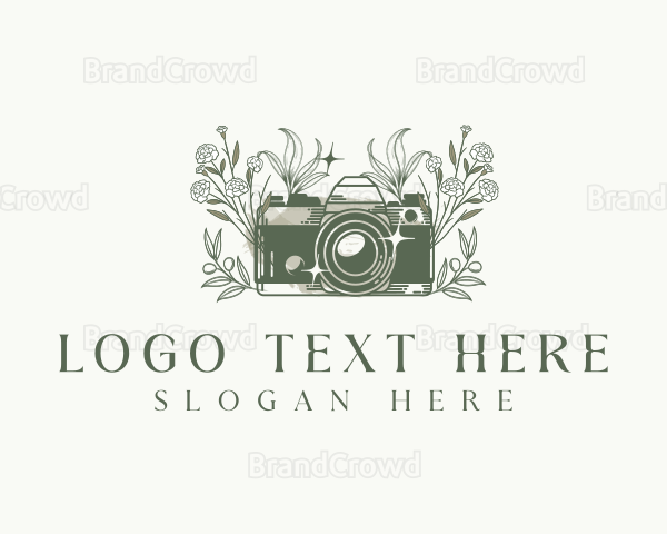 Photography Studio Floral Logo