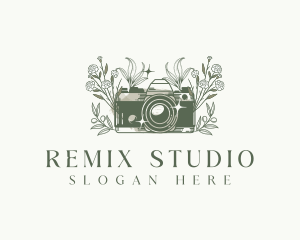 Photography Studio Floral logo design